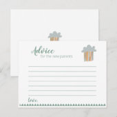 Postale Baby shower Boho - Carte conseil (Devant / Derrière)