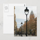 Postale Balade à Barcelone - Portail del Angel Carte posta (Devant / Derrière)