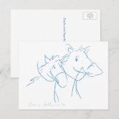 Postale Balade autour de carte à puce (Devant / Derrière)