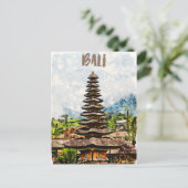 Postale Bali Indonésie Ulun Danu Beratan Temple Carte post (Debout devant)