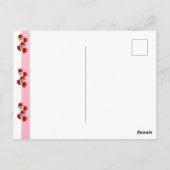 Postale Ballons rouges. Élégant Enregistrer la carte Date (Dos)