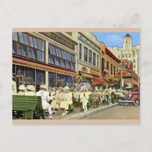 Postale Banquettes vertes vintages Saint-Pétersbourg Carte