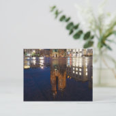 Postale Basilique de Cracovie Réflexion Pologne Carte post (Debout devant)