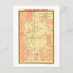 Postale Bataille de Chickamauga - Carte panoramique de la 