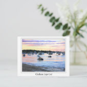 Postale Bateaux Homards Au Crépuscule Cape Cod Carte Posta (Debout devant)