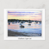 Postale Bateaux Homards Au Crépuscule Cape Cod Carte Posta (Devant)