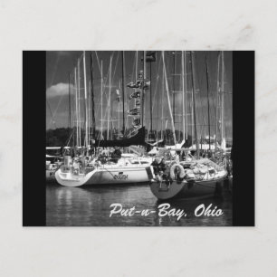Postale Bateaux photo Put-n-Bay Black & White carte postal