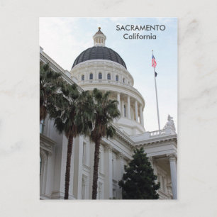Postale Bâtiment du Capitole de Sacramento sur carte posta