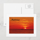 Postale Beau coucher de soleil sur Majorque - Carte postal (Devant / Derrière)