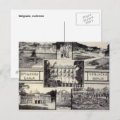 Postale Belgrade, Serbie, carte multiview, vers 1950 (Devant / Derrière)