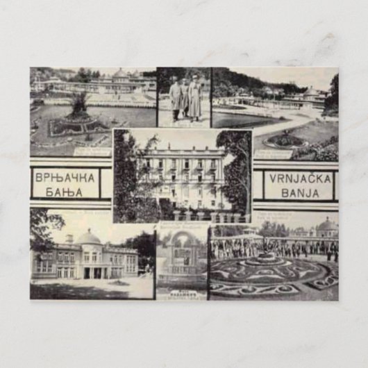 Postale Belgrade, Serbie, carte multiview, vers 1950 (Devant)