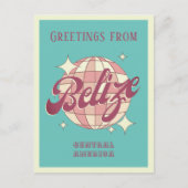 Postale Belize Amérique centrale vacances Retro Carte post (Devant)