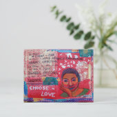 Postale bell hooks inspiration Choisir d'aimer carte posta (Debout devant)