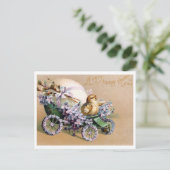 Postale Belle carte de Pâques vintage (Debout devant)