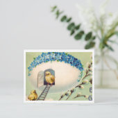 Postale Belle carte de Pâques vintage (Debout devant)