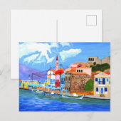 Postale Belle carte Grèce (Devant / Derrière)