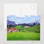 Postale Belle carte Norvège (Devant / Derrière)