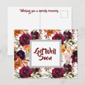 Postale Belles couleurs d'automne Carte de rétablissement (Devant / Derrière)