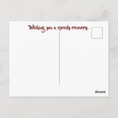 Postale Belles couleurs d'automne Carte de rétablissement (Dos)