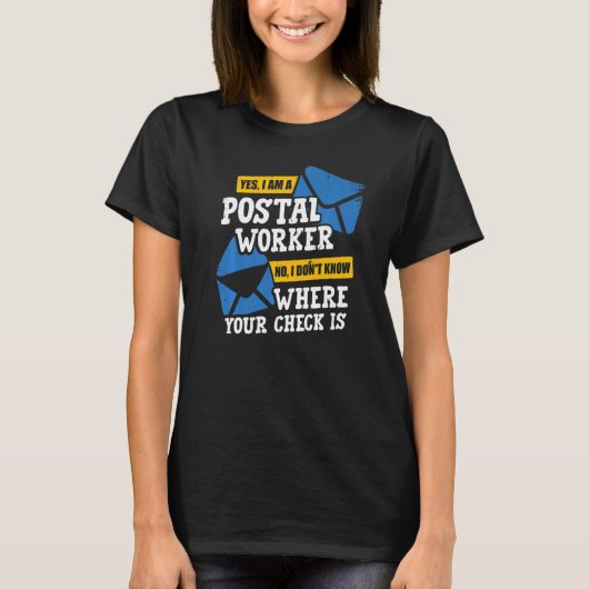 Postale bezorging postbode t-shirt (Voorkant)