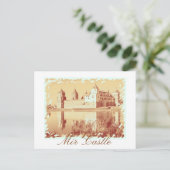 Postale Biélorussie Château de Mir Architecture Carte post (Debout devant)