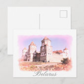 Postale Biélorussie Château de Mir Architecture Carte post (Devant / Derrière)