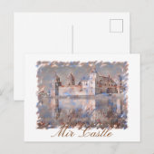 Postale Biélorussie Château de Mir Architecture Carte post (Devant / Derrière)