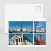 Postale Biélorussie Minsk Collège d'Architecture Carte pos (Devant / Derrière)