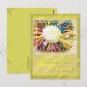 Postale Bijou Perlé Carte de Remerciement Excellente (Devant / Derrière)