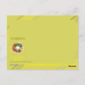 Postale Bijou Perlé Carte de Remerciement Excellente (Dos)