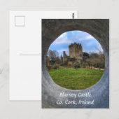 Postale Blarney Castle, Comté de Cork, Irlande Carte posta (Devant / Derrière)