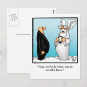 Postale Blessures amusantes et Humour de la foi Carte post (Devant / Derrière)