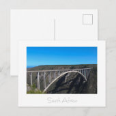 Postale Bloukrans Bridge Tsitsikamma Afrique du Sud Carte (Devant / Derrière)