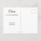 Postale Boissons D'Alcool Drôle Se Bien Bientôt Carte Post (Dos)