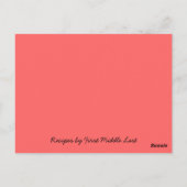 Postale Bon Appetit Pain Recette Carte (Dos)