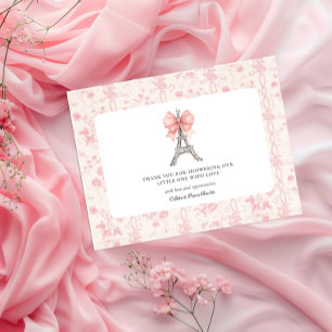 Postale Bon Jour Bebe Rose Romantique Français Carte de Re