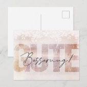 Postale *Bonne amélioration* Sort carte Pâté (Devant / Derrière)