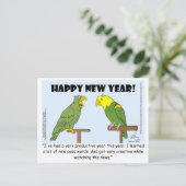 Postale Bonne année ! Carte (Debout devant)