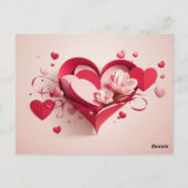 Postale Bonne carte cadeau de la Saint-Valentin (Dos)