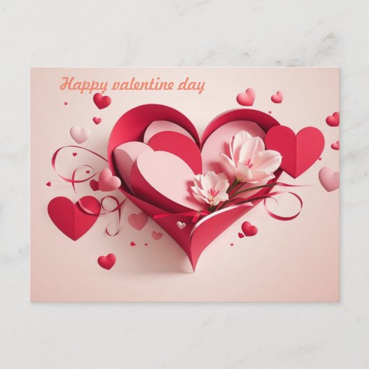 Postale Bonne carte cadeau de la Saint-Valentin (Devant)
