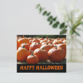 Postale Bonne carte Citrouille Halloween (Debout devant)