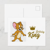 POSTALE BONNE CARTE D'ANNIVERSAIRE (Devant / Derrière)