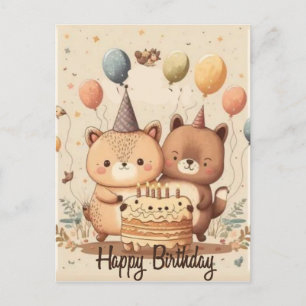 Postale Bonne carte d'anniversaire