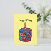 Postale Bonne carte d'anniversaire (Debout devant)