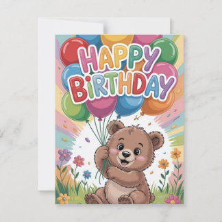 Postale Bonne carte d'anniversaire