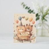 Postale Bonne carte d'anniversaire (Debout devant)