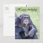 Postale Bonne carte d'anniversaire (Devant / Derrière)