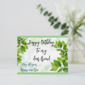 Postale Bonne carte d'anniversaire (Debout devant)