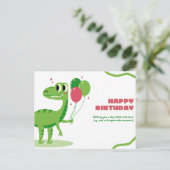 Postale Bonne carte d'anniversaire (Debout devant)