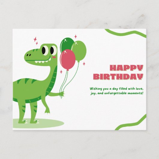 Postale Bonne carte d'anniversaire (Devant)